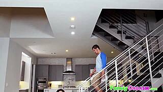 Desperate teen 18+ craves taboo fucking with stepcousin