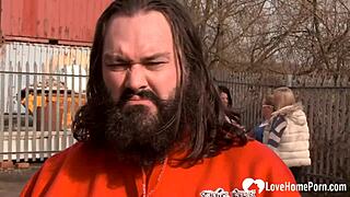 Lucky Stud Receives Outdoor Blowjob And Hardcore Fucking From Brunette Milf On Homemade Sex Tape