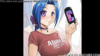 Anime girls look sexy in this ecchi scene.