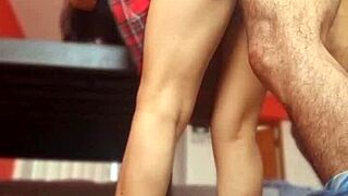 Nataly spied in office