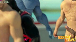 Sodomysquad Gay Heroes Super Group Suck Fuck Bareback Twinks Face Fucking Big Monster Cocks