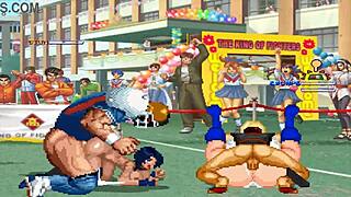 hentai mugen brian battler and kim dong hwan clash with power girl and raven. who wins?