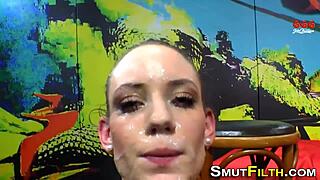 bukkake drenched ho fucks