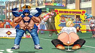 hentai mugen brian battler and kim dong hwan clash with power girl and raven. who wins?