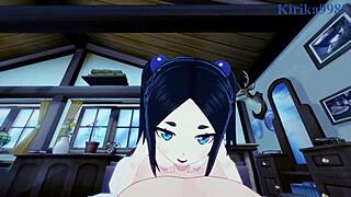 I'm watchin tokishikko dana in intense sex from immoral guild hentai