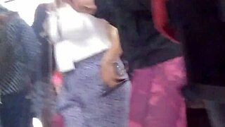 found this irresistible curvy prostitute in tight leggings on the street