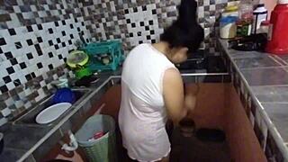 Calling My Neighbor For Help, End Up Riding His Thick Cock Hard