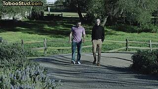 Hairy Stud Barebacked In Foot Fetish 3some With Twinks