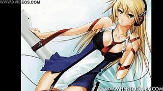 Anime girls look sexy in this ecchi scene.