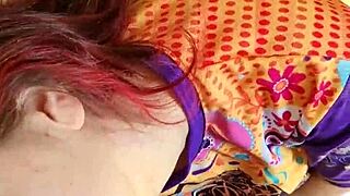 Sloppy head session ends with cum in mouth for neighbors