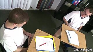 Gay students say, 'Let's fuck while the teacher's away'