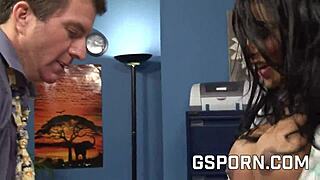 busty sexy brunette is my femdom boss