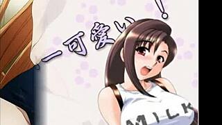 Anime girls look sexy in this ecchi scene.