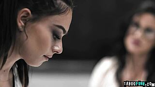 Tutor Ricky Spanish, you banging student Sophia Burns in the ass? She seems thrilled!