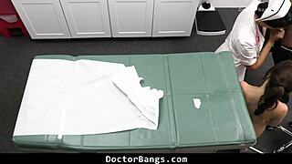 Teen begs doctor for confidentiality while sucking big cock in hospital