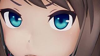 Maya From Kantai Collection Feels Deep Emotions In Anime Fuck