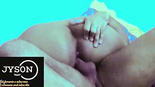 she's all set for double penetration, her ass begging slowly