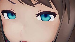 Maya From Kantai Collection Feels Deep Emotions In Anime Fuck