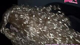 Young German Prostitute Blows and Gets Pissed On in Public Street