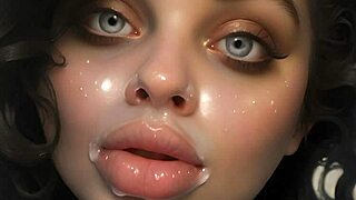 ever seen 100 ai facials in anime hentai blowbang style?