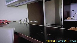 Fucked Teen 18+ Stepsis POV with Monster Cock in Hardcore Interracial Action