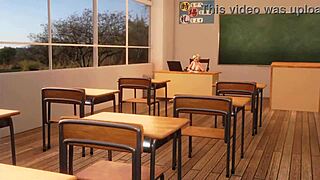 Get punished in 3d hentai school detention with blowjobs and anal.