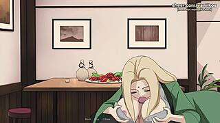 Tenten’s young pussy creampied in Naruto hentai game!