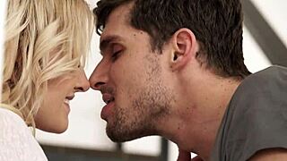 This stunning beauty got her shaved pussy pounded while riding cock hard