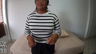 Xiomara at porn casting ends with cum on face