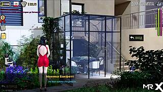 in this hentai game, she secretly sucks her boss off at home, episode 2