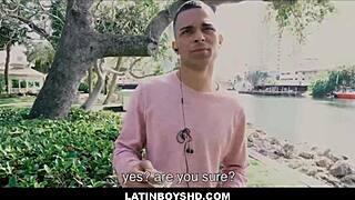 straight latin twink gabriel leonardo offers cash for pov blowjob from hairy first time european amateur