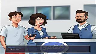 In Summer Time Saga Uncensored Part 7, The Story Continues With Big Tits And Dating Adventures In The Game