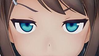 Maya From Kantai Collection Feels Deep Emotions In Anime Fuck