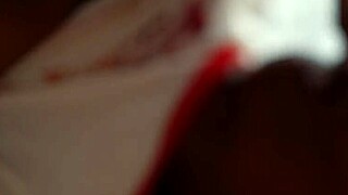 Ebony amateur kittylove gets railed hard with a monster black cock from behind.