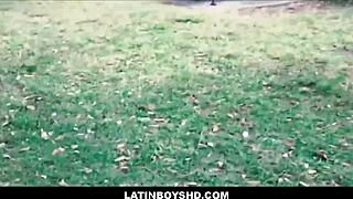 straight latin twink gabriel leonardo offers cash for pov blowjob from hairy first time european amateur