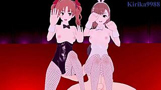 Mikoto Misaka And Kuroko Shirai Bunny Girl Intense 3P Sex - A Certain Scientific Railgun Hentai