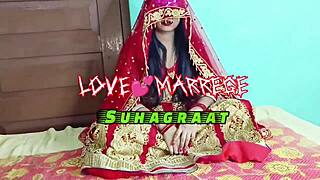 Intense Homemade Suhagrat Raat Closeup Teen Sex on Wedding Night