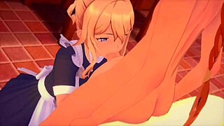 Maids Jean in Genshin Impact Group Scene