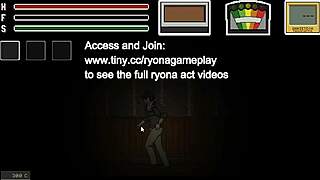 Man having sex with pretty lady in lustful spirit hunt ryona hentai game gameplay