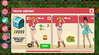 Nutaku Booty Farm Hentai Game Part 08 Features Flashing Tits