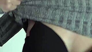 Candie cross on her knees, begging for that facial blowjob?