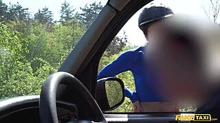 fake taxi driver bangs sexy female cyclist with big cock as payment.