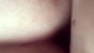 In our homemade video, I fucked my juicy girlfriend while our friend watched.