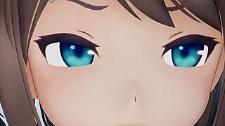 Maya From Kantai Collection Feels Deep Emotions In Anime Fuck