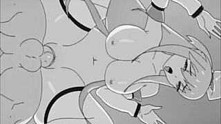 anime para darte una paja con creampie y anal