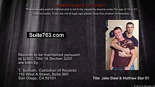 horny gay gets pounded hard and cummed on 😜