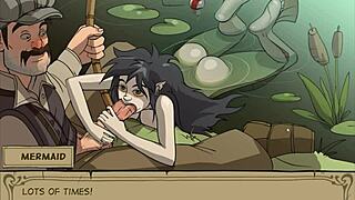 witch hunter trainer mermaid craves to drill teen’s big virgin ass in shower, found a wild solution in my sexiest gameplay part 8