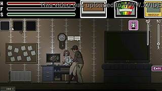 Man having sex with pretty lady in lustful spirit hunt ryona hentai game gameplay