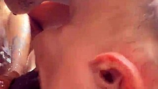 Strawberry Lulu Blows Druffbandit's Monster Cock In The Tub!