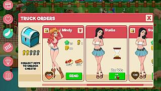 Nutaku Booty Farm Hentai Game Part 08 Features Flashing Tits